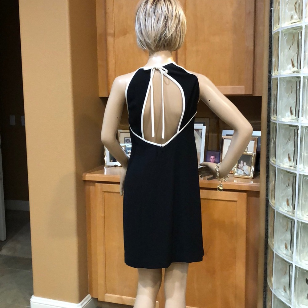 Laundry By Shelli Segal Black Backless Dress